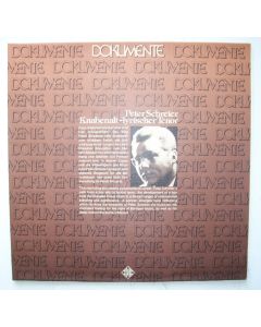 Peter Schreier • Knabenalt / Lyrischer Tenor LP