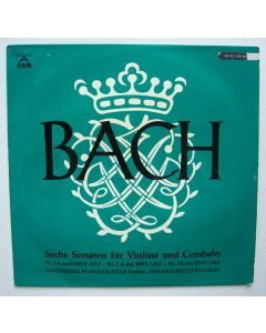 Bach • Sechs Sonaten für Violine und Cembalo 2 LPs • Hansheinz Schneeberger