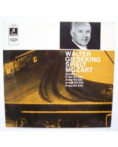 Walter Gieseking spielt Mozart LP