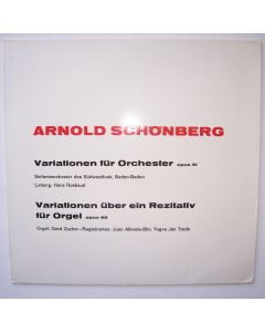 Arnold Schönberg (1874-1951) • Variationen für Orchester LP