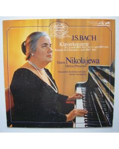 Tatjana Nikolajewa: Johann Sebastian Bach (1685-1750) • Klavierkonzerte LP