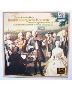 Bach (1685-1750) • Brandenburgische Konzerte 2 LPs • Nikolaus Harnoncourt