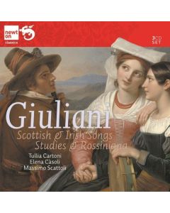 Mauro Giuliani (1781-1829) - Scottish & Irish Songs / Studies & Rossiniana 3 CDs