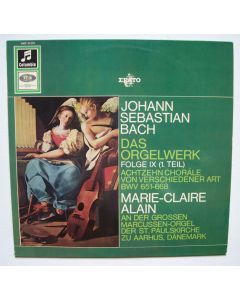 Johann Sebastian Bach (1685-1750) • Das Orgelwerk Folge IX (1. Teil) LP • Marie-Claire Alain