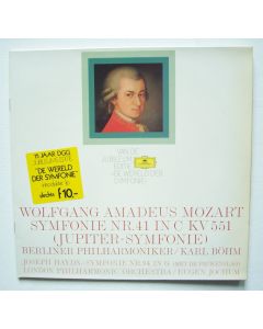Wolfgang Amadeus Mozart (1756-1791) • Symphony No. 41 (Jupiter) LP • Karl Böhm
