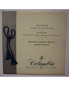 Gian Francesco Malipiero (1882-1973) • Symphony No. 6 LP