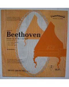 Ludwig van Beethoven (1770-1827) - Sonate op. 27 Nr. 2 cis-Moll 10" - Ernst Gröschel