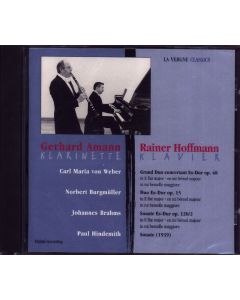 Gerhard Amann • von Weber, Burgmüller, Brahms, Hindemith CD