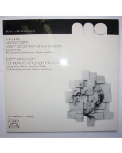Alban Berg (1885-1935) • Violinkonzert / Kammerkonzert LP • Josef Suk