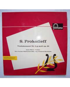 Sergei Prokofiev (1891-1953) • Violinkonzert Nr. 2 10" • Isaac Stern