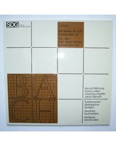 Johann Sebastian Bach (1685-1750) • Wir danken dir, Gott LP