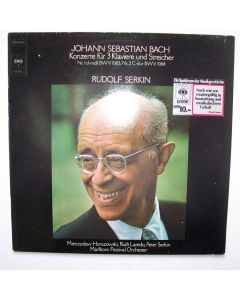 Peter Serkin: Bach (1685-1750) • Konzerte für 3 Klaviere und Streicher LP