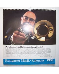 Stuttgarter Musik-Kalender 1984 inkl. LP
