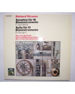 Strauss (1864-1949) • Sonatina für 16 Blasinstrumente LP • Gervase de Peyer