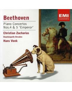Ludwig van Beethoven (1770-1827) • Piano Concertos 4 & 5 Emperor CD • Christian Zacharias