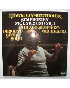 Georg Solti: Beethoven (1770-1827) • Symphonien Nr. 1, 2 und Nr. 4 2 LPs