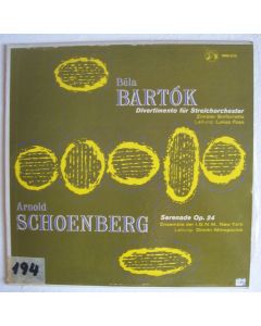 Béla Bartók | Arnold Schönberg LP