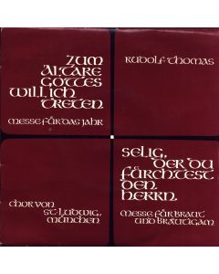 Rudolf Thomas (1924–1987) • Zum Altare Gottes will ich treten 7"