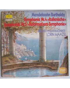 Felix Mendelssohn-Bartholdy • Symphonie Nr. 4 "Italienische" LP • Lorin Maazel