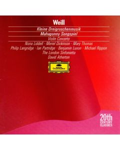 Kurt Weill (1900-1950) • Kleine Dreigroschenmusik CD