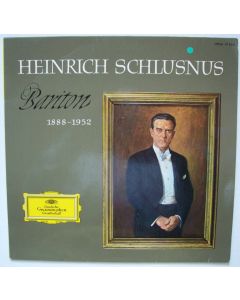 Heinrich Schlusnus • Bariton - 1888-1952 LP