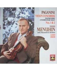 Niccolo Paganini (1782-1840) • Violin Concertos Nos. 1 & 2 LP • Yehudi Menuhin