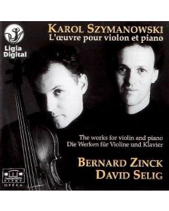 Karol Szymanowski (1882-1937) - L'oeuvre pour violon et piano CD