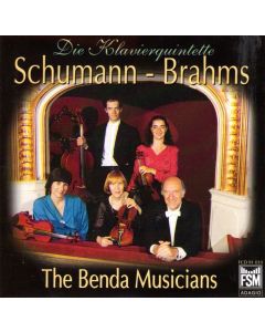 The Benda Musicians: Schumann / Brahms - Die Klavierquintette CD