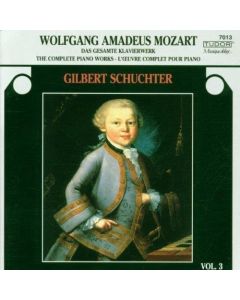 Wolfgang Amadeus Mozart (1756-1791) - The Complete Piano Works Vol. 3 CD - Gilbert Schuchter