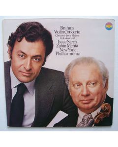 Isaac Stern & Zubin Mehta: Johannes Brahms (1833-1897) • Violin Concerto LP