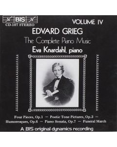 Edvard Grieg (1843-1907) - The Complete Piano Music Vol. 4 CD