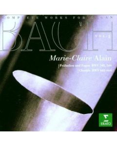 Johann Sebastian Bach (1685-1750) - Complete Works for Organ Vol. 1 CD - Marie-Claire Alain