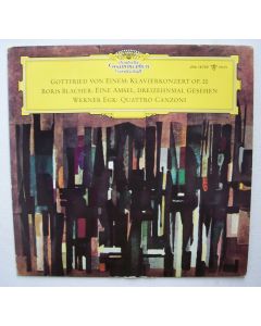 Gottfried Von Einem (1918-1996) • Klavierkonzert op. 20 LP