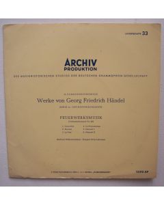 Georg Friedrich Händel (1685-1759) • Feuerwerksmusik 10" • Fritz Lehmann