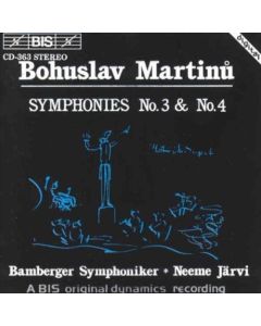 Bohuslav Martinu (1890-1959) • Symphonies No. 3 & No. 4 CD