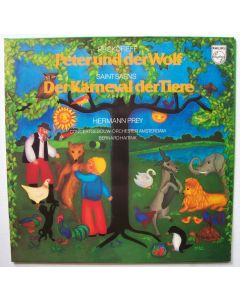 Sergei Prokofiev (1891-1953) • Peter und der Wolf LP • Hermann Prey