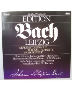 Bach (1685-17050) - Werkstattgespräche, Probenmitschnitte, Musikbeispiele LP
