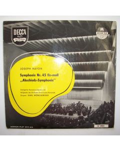 Joseph Haydn (1732-1809) • Symphonie Nr. 45 10" • Karl Münchinger