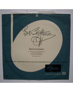 Ludwig van Beethoven (1770-1827) • Klaviersonaten LP • Orazio Frugoni