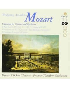 Mozart (1756-1791) • Concertos for Clarinet and Orchestra CD • Dieter Klöcker