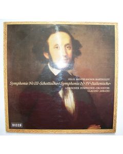 Mendelssohn-Bartholdy (1809-1847) • Symphonie Nr. III & IV LP • Claudio Abbado
