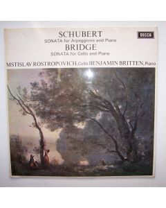 Franz Schubert (1797-1828) • Sonata in A minor LP • Mstislav Rostropovich, Benjamin Britten