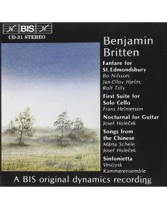 Benjamin Britten (1913-1976) • Chamber Music CD