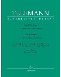 Georg Philipp Telemann (1681-1747) • Zwei Sonaten für Violine und Basso continuo