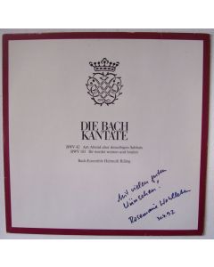 Johann Sebastian Bach (1685-1750) • Am Abend aber desselbigen Sabbats LP