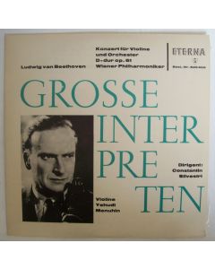 Yehudi Menuhin: Beethoven (1770-1827) • Konzert für Violine und Orchester LP