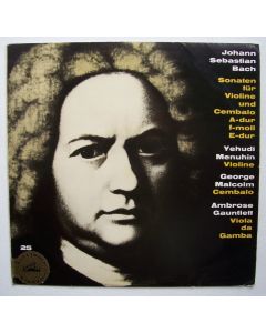 Johann Sebastian Bach (1685-1750) • Sonaten für Violine und Cembalo LP • Yehudi Menuhin