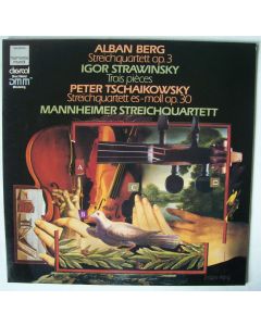 Mannheimer Streichquartett • Berg, Strawinsky, Tschaikowsky LP