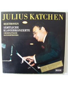 Julius Katchen: Beethoven (1770-1827) • Sämtliche Klavierkonzerte 4 LP-Box