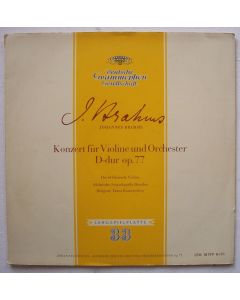 Brahms (1833-1897) • Konzert für Violine und Orchester LP • David Oistrach